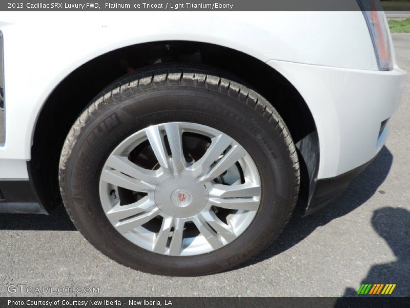 Platinum Ice Tricoat / Light Titanium/Ebony 2013 Cadillac SRX Luxury FWD