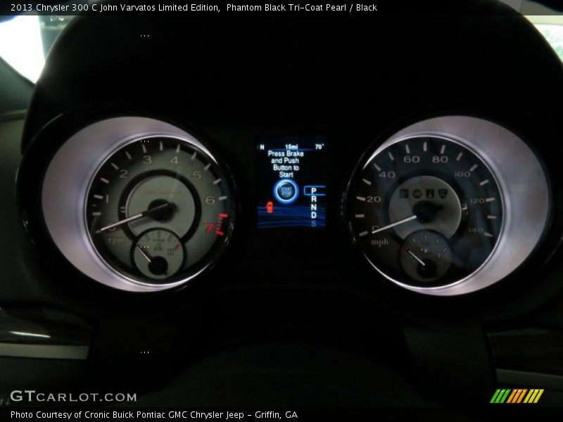 Phantom Black Tri-Coat Pearl / Black 2013 Chrysler 300 C John Varvatos Limited Edition