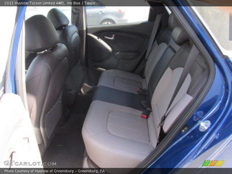 Iris Blue / Taupe 2013 Hyundai Tucson Limited AWD