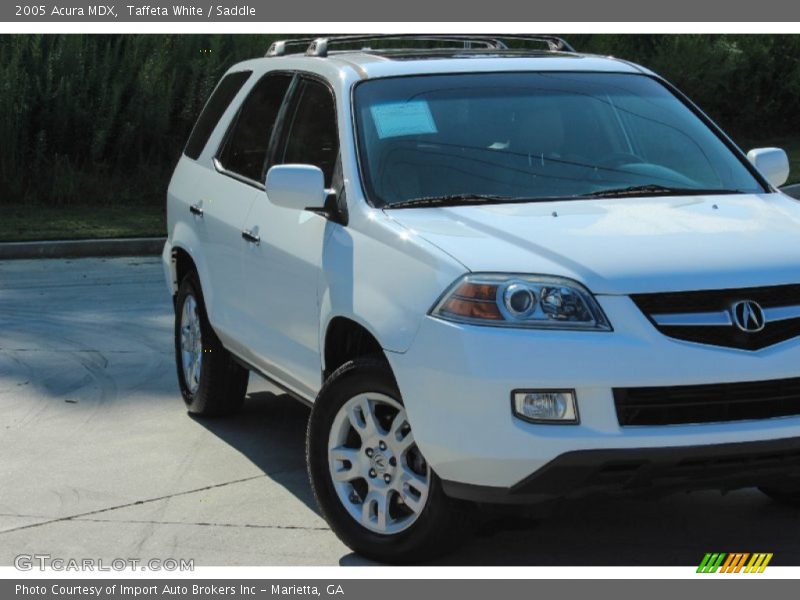 Taffeta White / Saddle 2005 Acura MDX