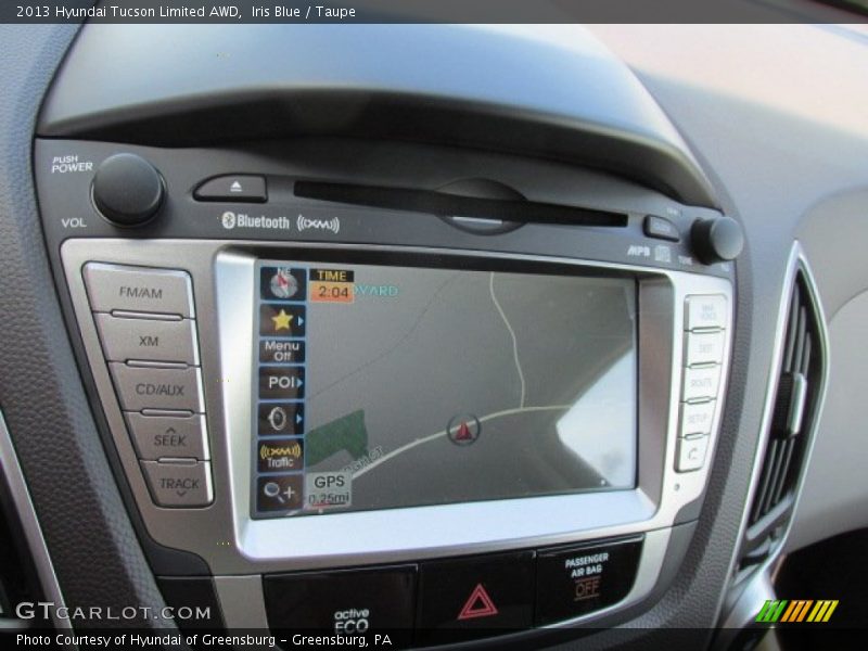 Iris Blue / Taupe 2013 Hyundai Tucson Limited AWD