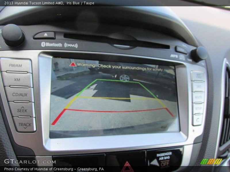 Iris Blue / Taupe 2013 Hyundai Tucson Limited AWD