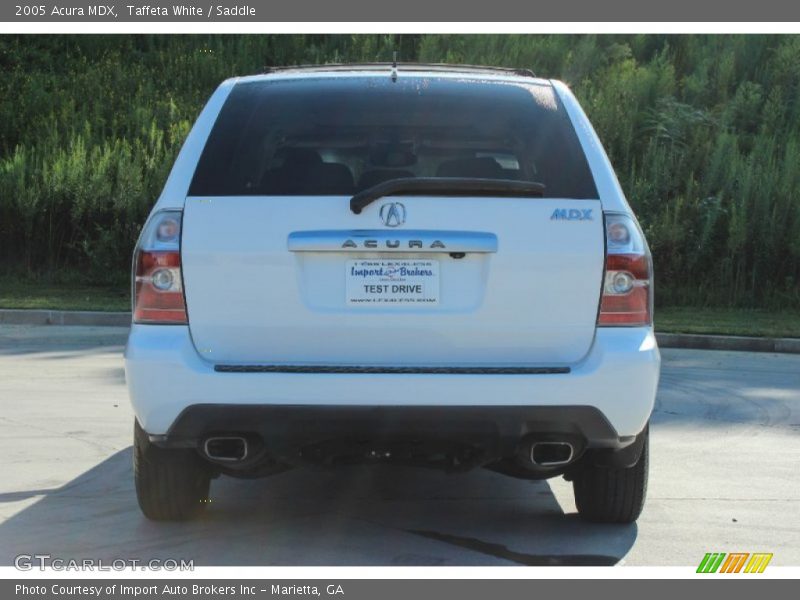 Taffeta White / Saddle 2005 Acura MDX