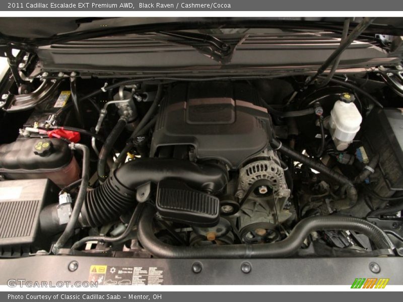 Black Raven / Cashmere/Cocoa 2011 Cadillac Escalade EXT Premium AWD