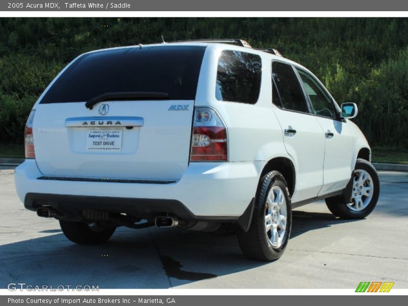 Taffeta White / Saddle 2005 Acura MDX