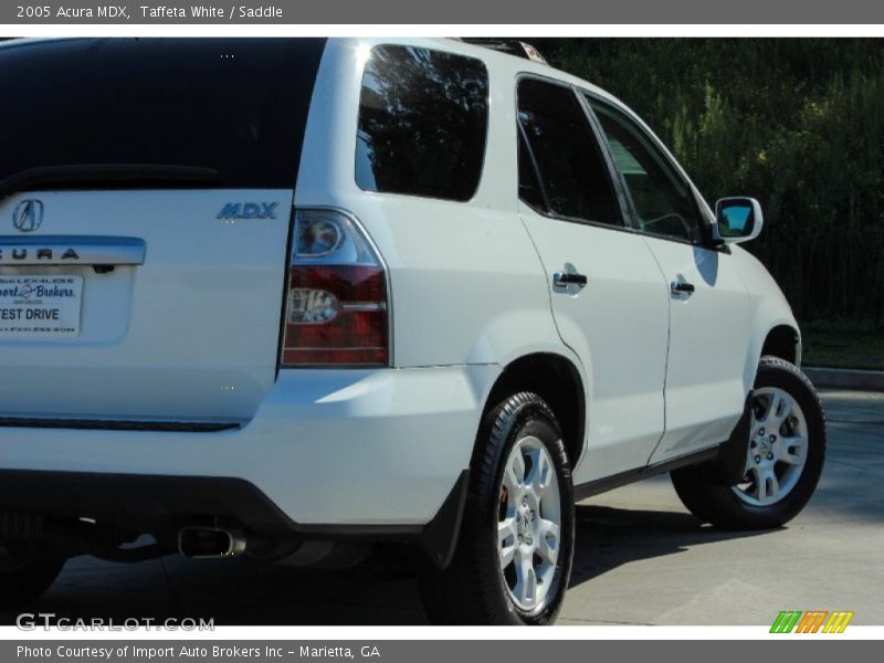 Taffeta White / Saddle 2005 Acura MDX
