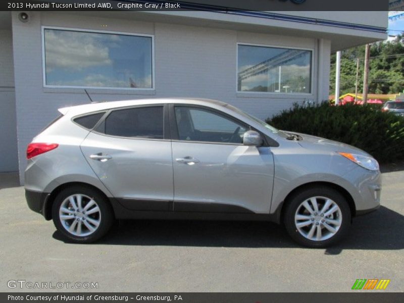 Graphite Gray / Black 2013 Hyundai Tucson Limited AWD