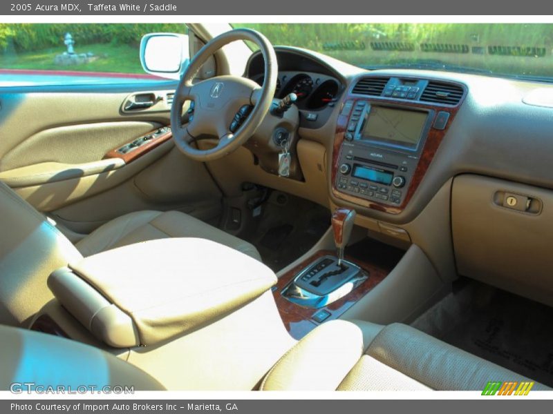Taffeta White / Saddle 2005 Acura MDX