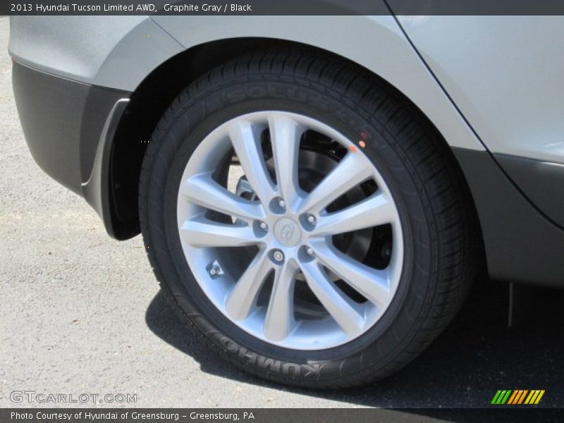 Graphite Gray / Black 2013 Hyundai Tucson Limited AWD