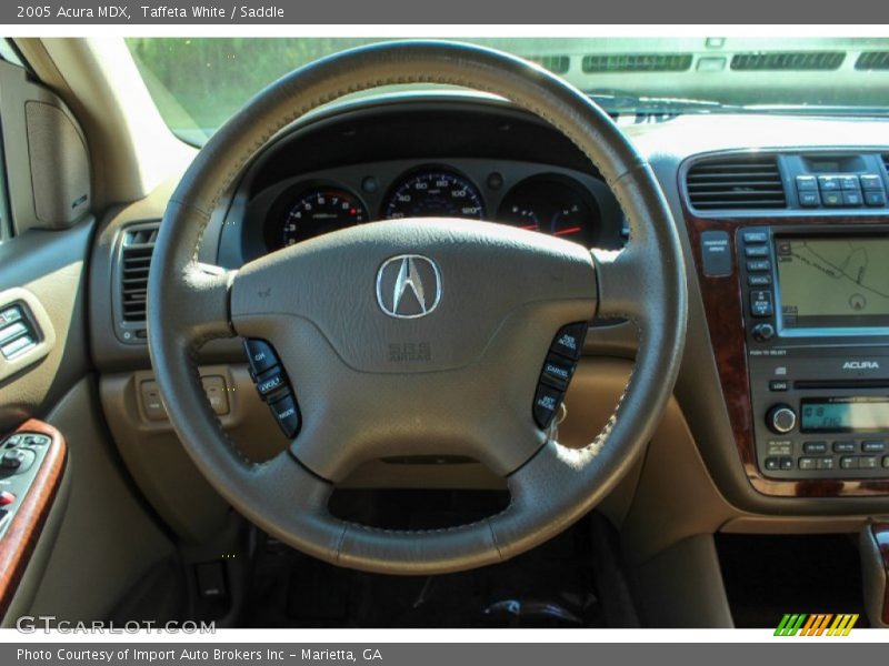 Taffeta White / Saddle 2005 Acura MDX