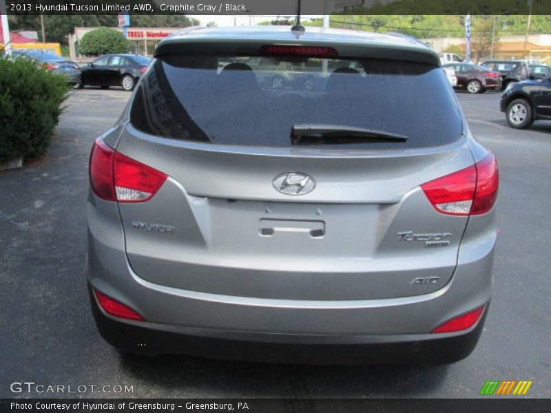 Graphite Gray / Black 2013 Hyundai Tucson Limited AWD