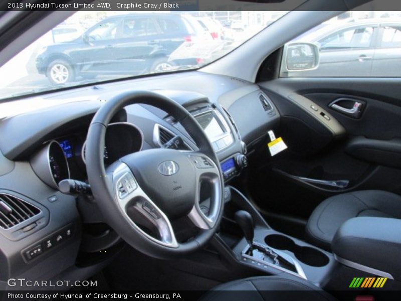 Graphite Gray / Black 2013 Hyundai Tucson Limited AWD