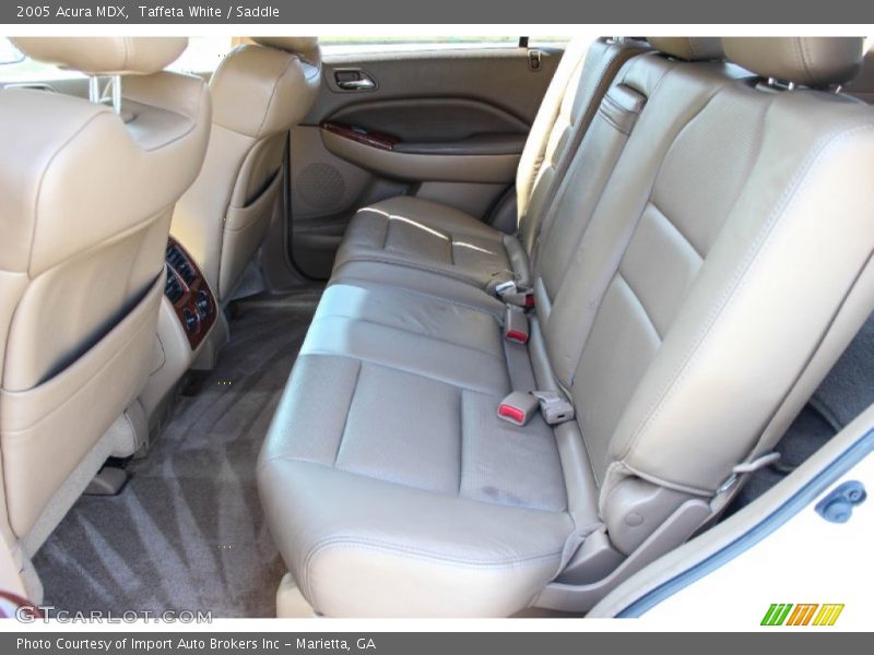 Taffeta White / Saddle 2005 Acura MDX