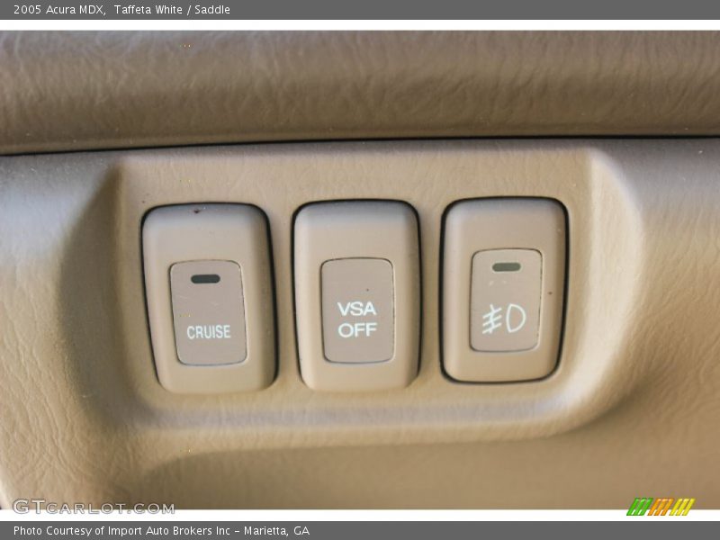 Taffeta White / Saddle 2005 Acura MDX