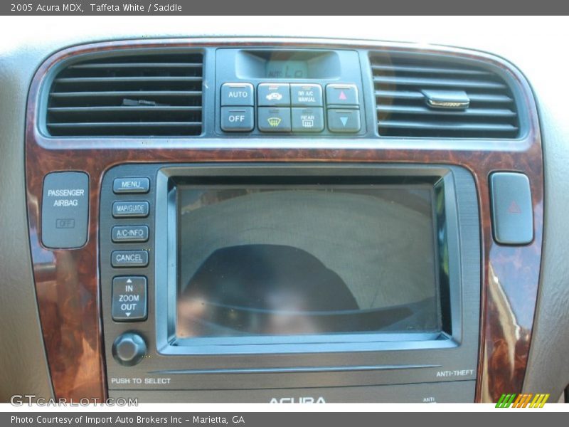 Taffeta White / Saddle 2005 Acura MDX