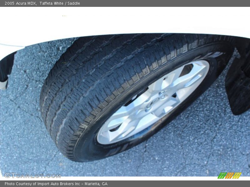 Taffeta White / Saddle 2005 Acura MDX