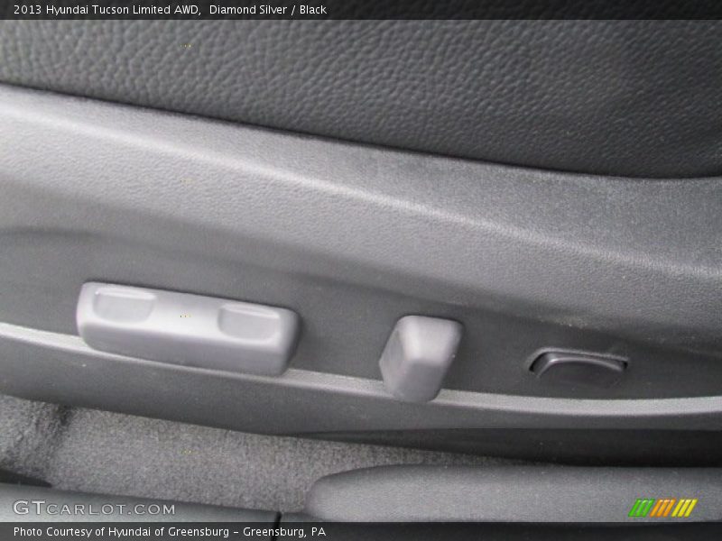 Diamond Silver / Black 2013 Hyundai Tucson Limited AWD
