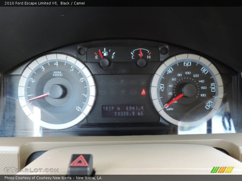 Black / Camel 2010 Ford Escape Limited V6