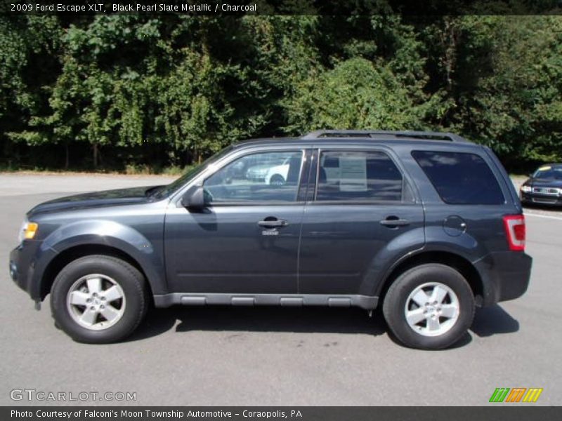 Black Pearl Slate Metallic / Charcoal 2009 Ford Escape XLT