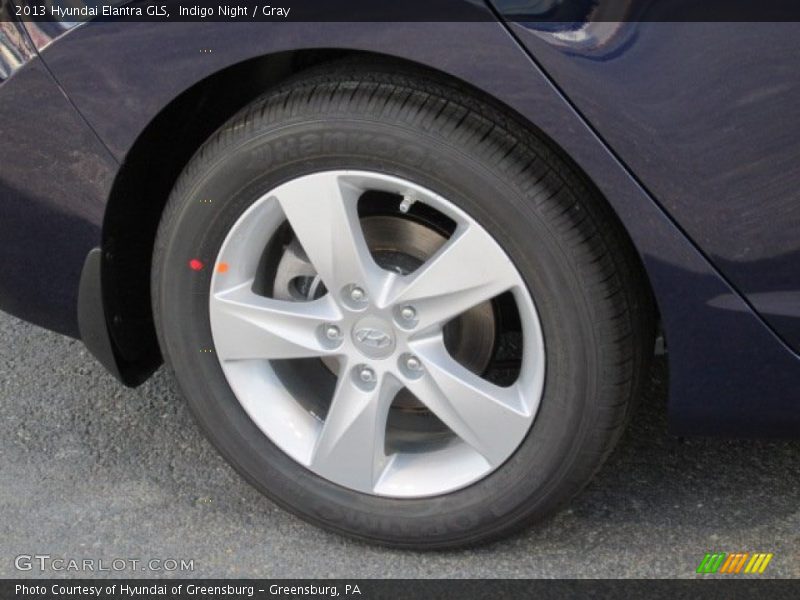 Indigo Night / Gray 2013 Hyundai Elantra GLS