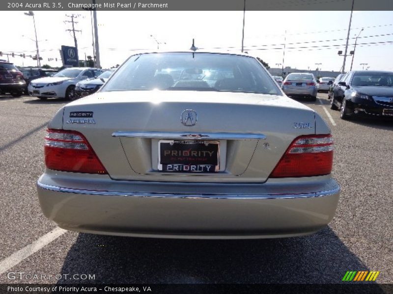 Champagne Mist Pearl / Parchment 2004 Acura RL 3.5