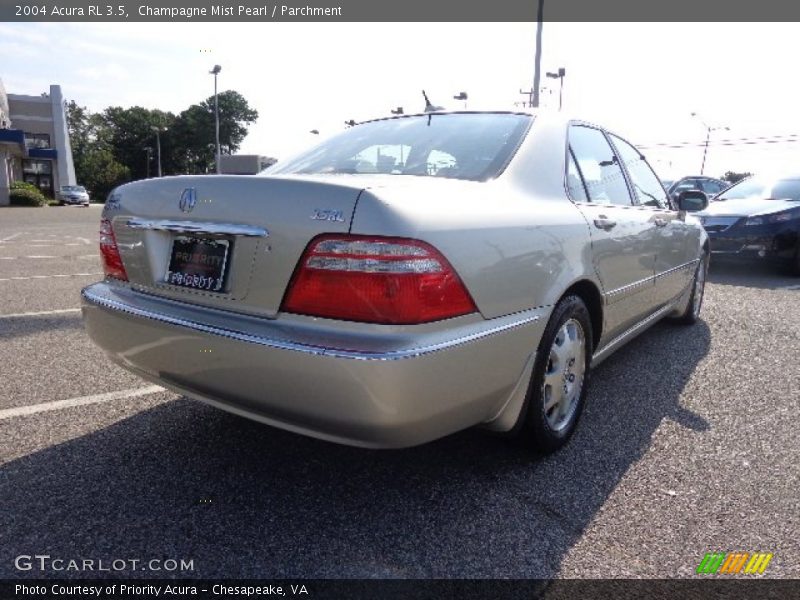 Champagne Mist Pearl / Parchment 2004 Acura RL 3.5