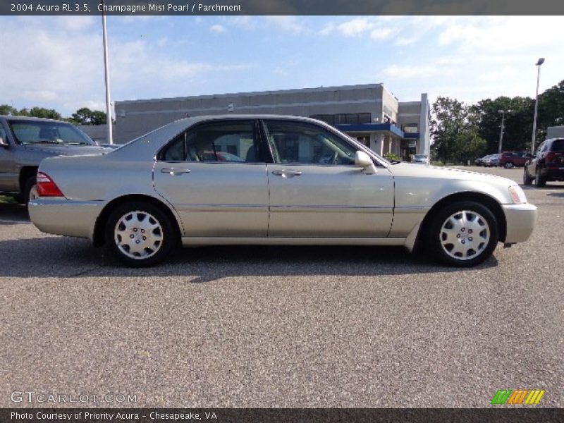 Champagne Mist Pearl / Parchment 2004 Acura RL 3.5