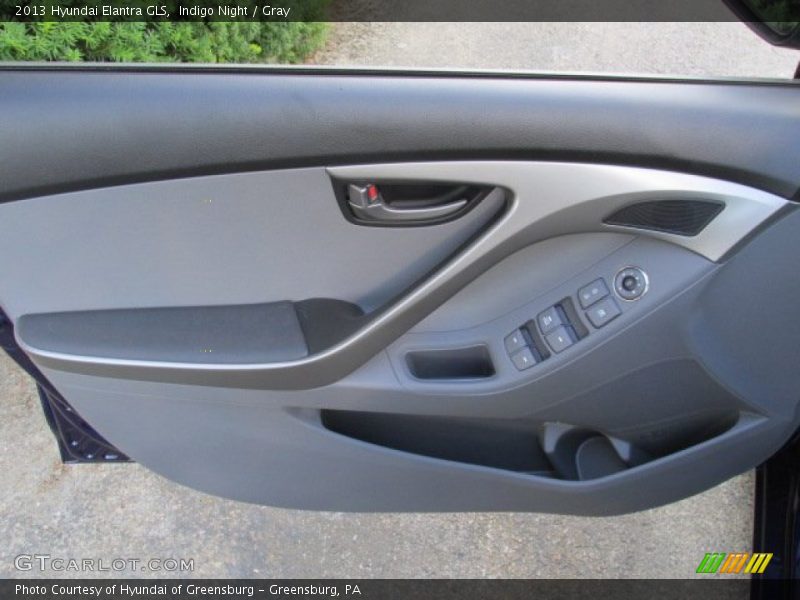 Indigo Night / Gray 2013 Hyundai Elantra GLS