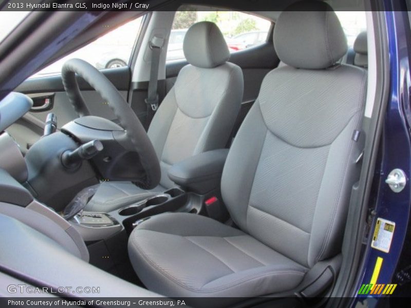 Indigo Night / Gray 2013 Hyundai Elantra GLS