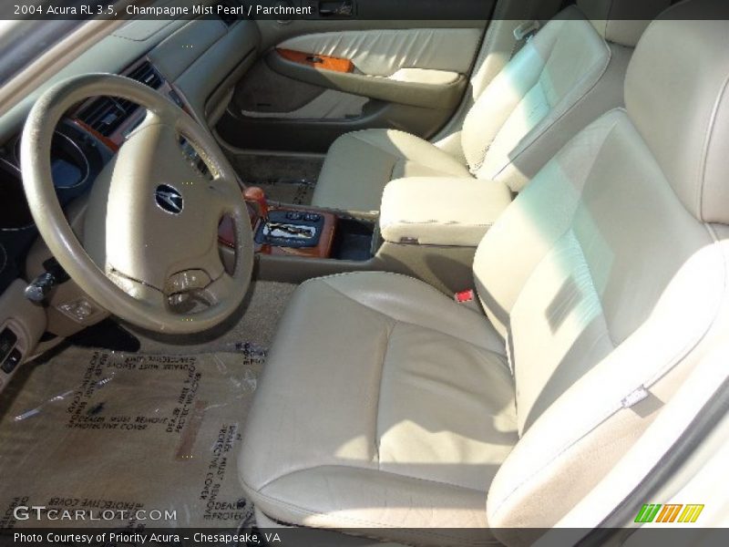 Champagne Mist Pearl / Parchment 2004 Acura RL 3.5