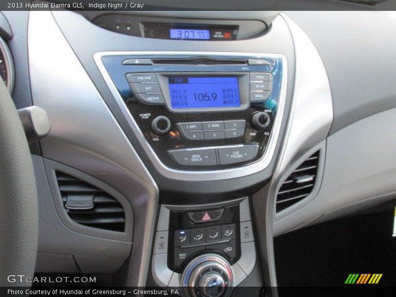 Indigo Night / Gray 2013 Hyundai Elantra GLS