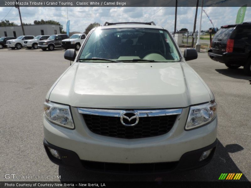 Classic White / Camel Beige 2008 Mazda Tribute i Grand Touring
