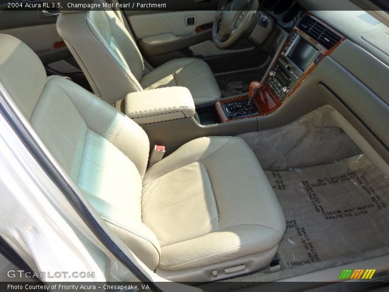 Champagne Mist Pearl / Parchment 2004 Acura RL 3.5