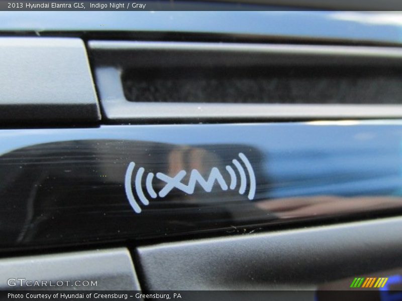 Indigo Night / Gray 2013 Hyundai Elantra GLS