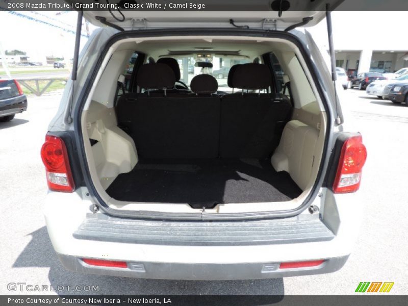 Classic White / Camel Beige 2008 Mazda Tribute i Grand Touring