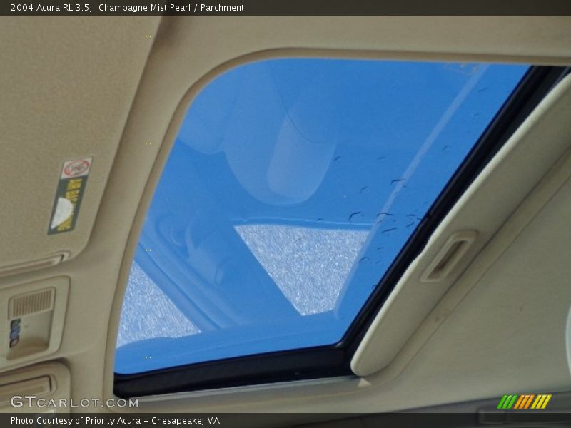 Champagne Mist Pearl / Parchment 2004 Acura RL 3.5