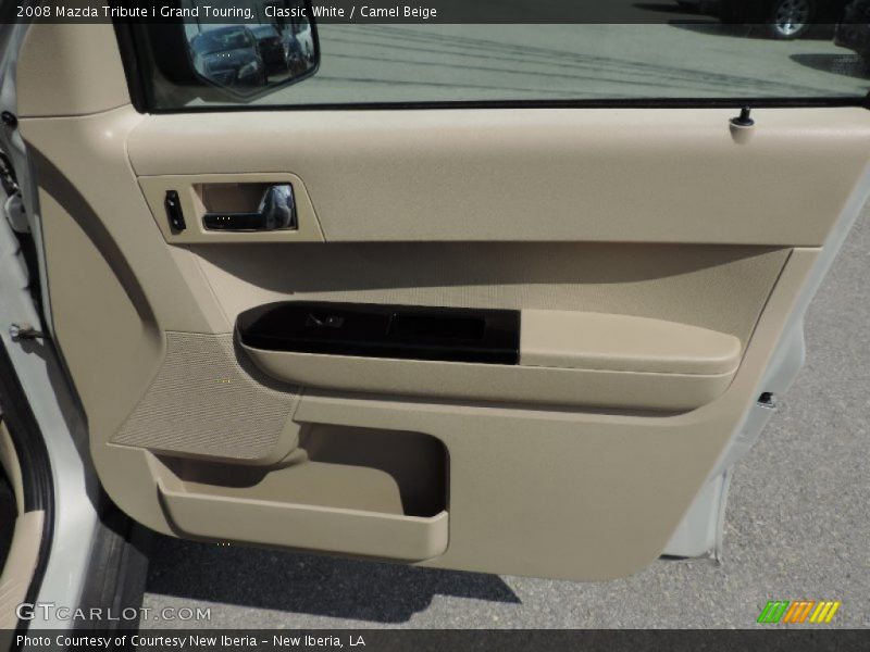 Classic White / Camel Beige 2008 Mazda Tribute i Grand Touring