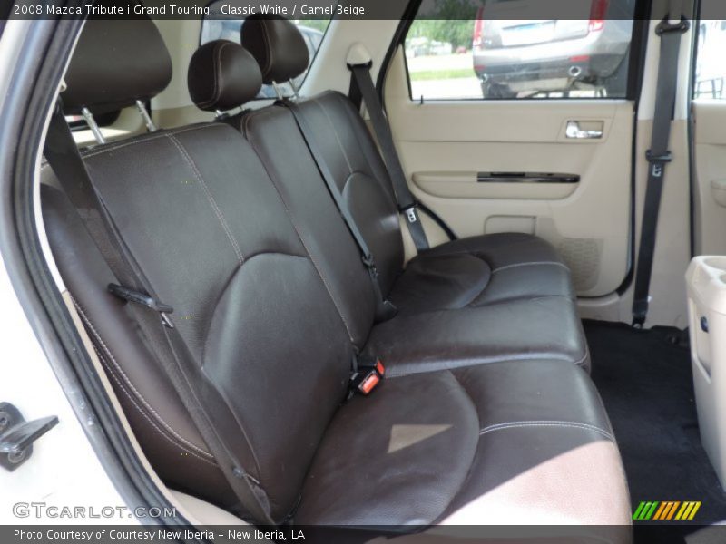 Classic White / Camel Beige 2008 Mazda Tribute i Grand Touring