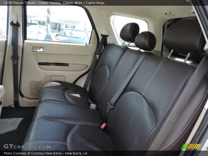 Classic White / Camel Beige 2008 Mazda Tribute i Grand Touring