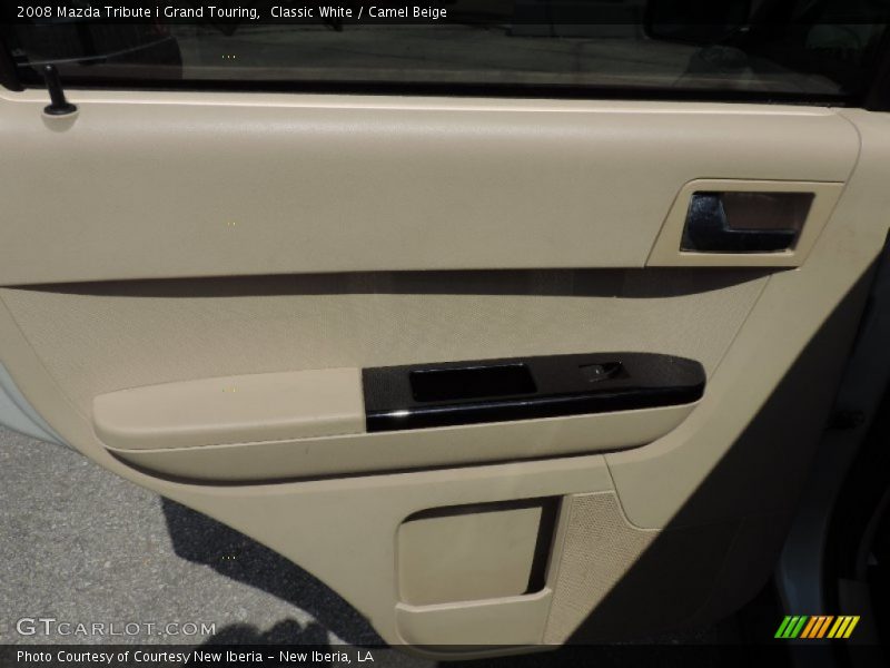 Classic White / Camel Beige 2008 Mazda Tribute i Grand Touring