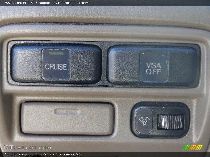 Champagne Mist Pearl / Parchment 2004 Acura RL 3.5