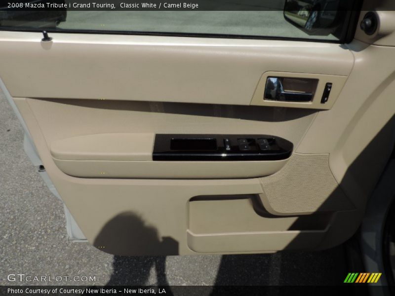 Classic White / Camel Beige 2008 Mazda Tribute i Grand Touring