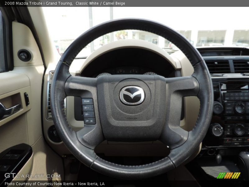 Classic White / Camel Beige 2008 Mazda Tribute i Grand Touring