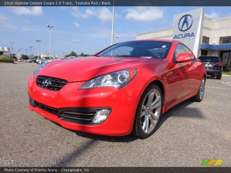 Tsukuba Red / Black 2010 Hyundai Genesis Coupe 3.8 Track