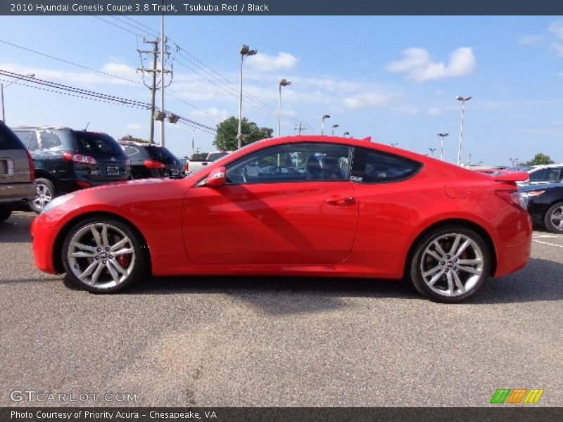 Tsukuba Red / Black 2010 Hyundai Genesis Coupe 3.8 Track