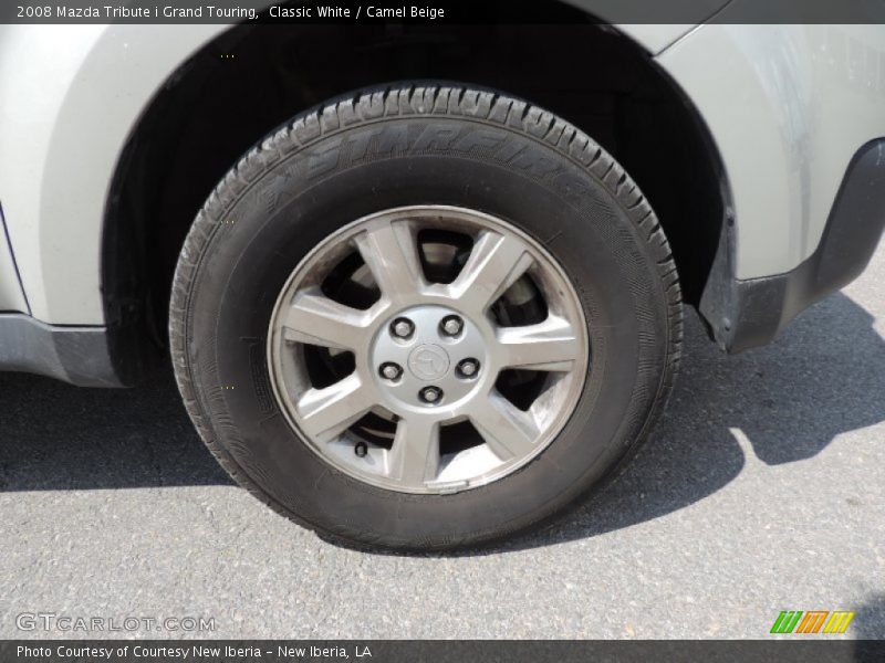 Classic White / Camel Beige 2008 Mazda Tribute i Grand Touring