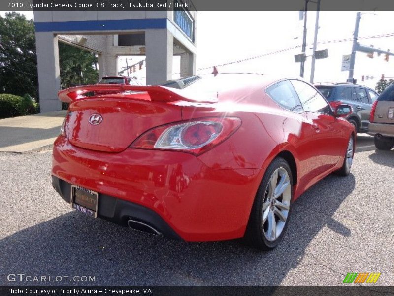 Tsukuba Red / Black 2010 Hyundai Genesis Coupe 3.8 Track