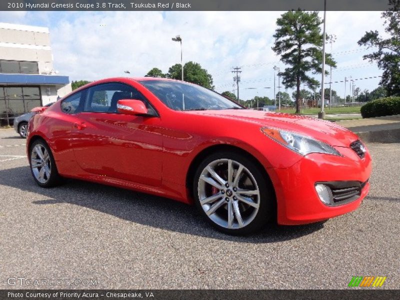 Tsukuba Red / Black 2010 Hyundai Genesis Coupe 3.8 Track