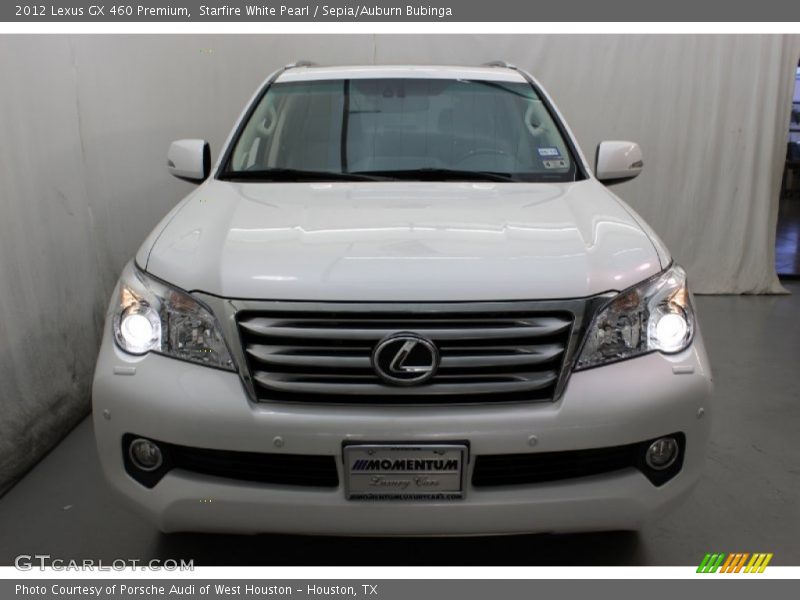 Starfire White Pearl / Sepia/Auburn Bubinga 2012 Lexus GX 460 Premium