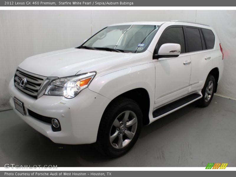 Starfire White Pearl / Sepia/Auburn Bubinga 2012 Lexus GX 460 Premium